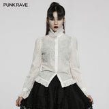 Gothic texture delicate blouse