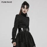 Gothic texture delicate blouse
