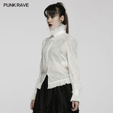 Gothic texture delicate blouse