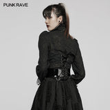 Gothic texture delicate blouse