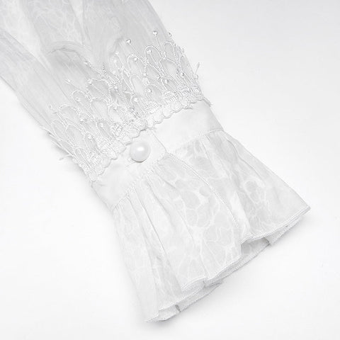 Gothic texture delicate blouse