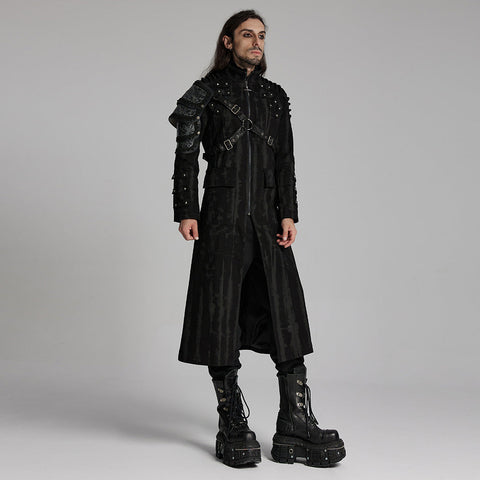 Doomsday Punk Printed Long Coat