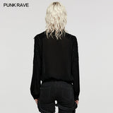 Deep V-neck Goth Shirt