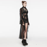 Goth Perspective Long Cardigan