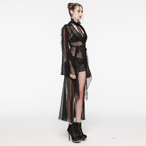 Goth Perspective Long Cardigan