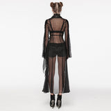 Goth Perspective Long Cardigan