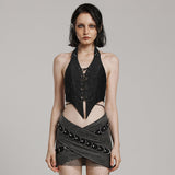 PUNK halter crop top