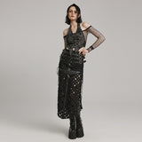 PUNK adjustable halter vest