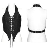 PUNK halter crop top