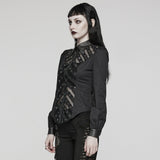 Punk sexy hollow shirt