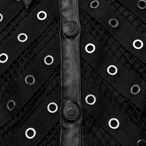 Punk sexy hollow shirt