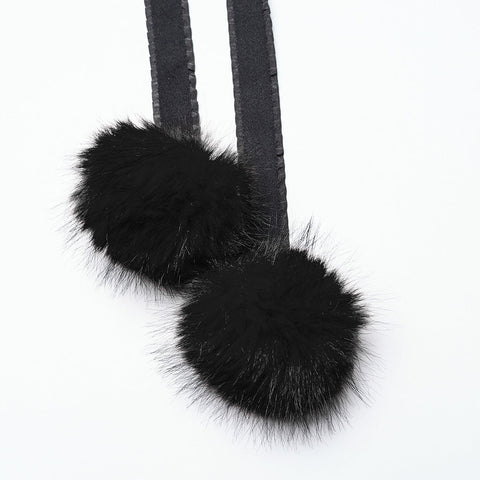 Goth Asymmetric Plush Cloak