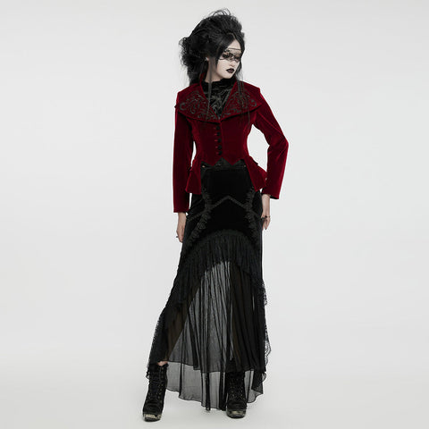 Goth Exquisite Embroidered Coat