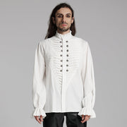 Goth Exquisite 3D Pleated Shirt