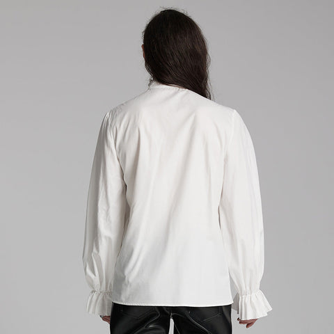 Goth Exquisite 3D Pleated Shirt