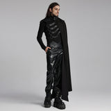 Punk asymmetric detachable cloak