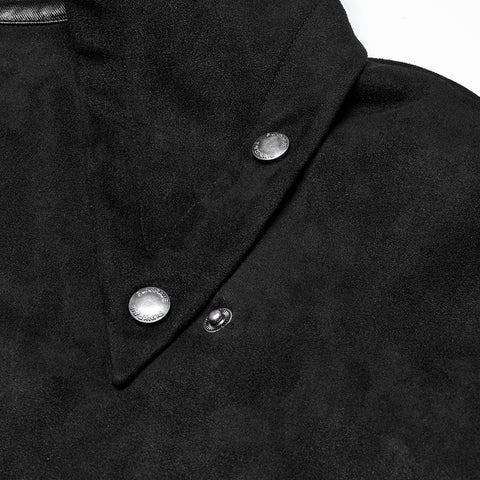 Punk asymmetric detachable cloak