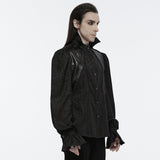 Goth stand collar palace gorgeous shirt