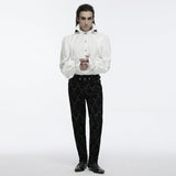 Goth stand collar palace gorgeous shirt
