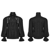Goth stand collar palace gorgeous shirt