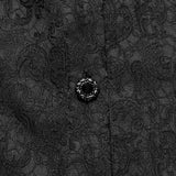 Goth stand collar palace gorgeous shirt