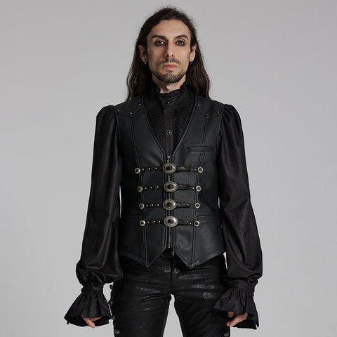 Goth Gorgeous Leather Vest