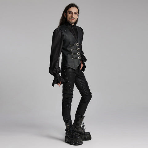 Goth Gorgeous Leather Vest