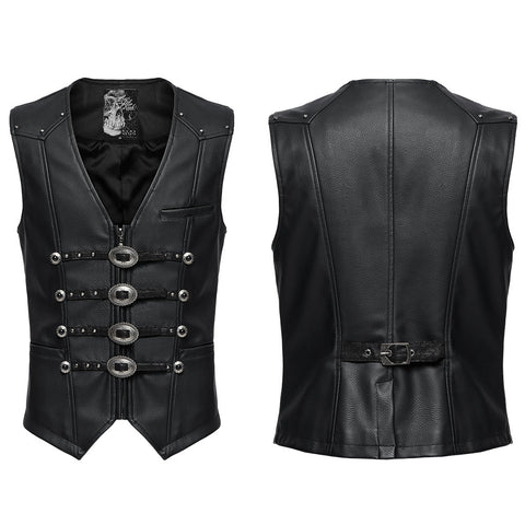 Goth Gorgeous Leather Vest