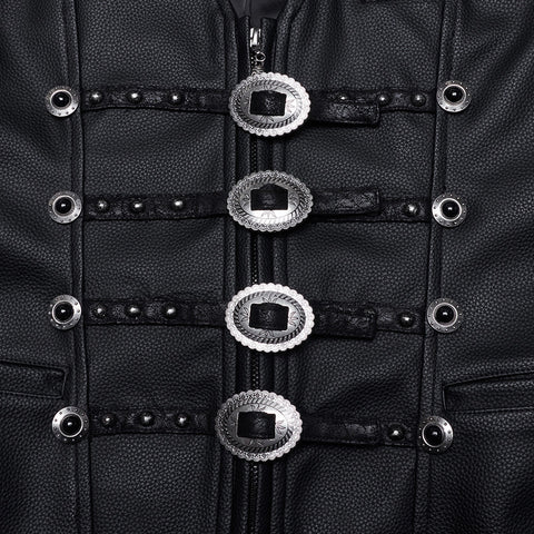 Goth Gorgeous Leather Vest