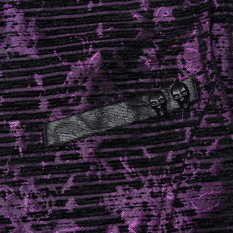 Goth exquisite jacquard vest