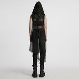 Punk personalized hollow skeleton vest
