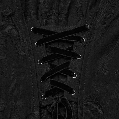 Gothic Decadent Asymmetric Knitted Coat