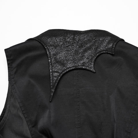 Dark Night Goth Asymmetric vest
