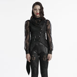 Dark Night Goth Asymmetric vest