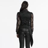 Dark Night Goth Asymmetric vest