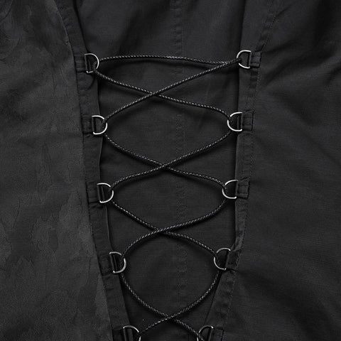 Dark Night Goth Asymmetric vest