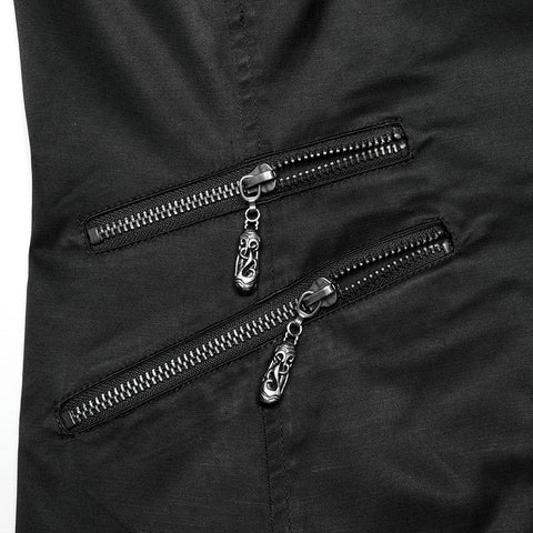 Dark Night Goth Asymmetric vest