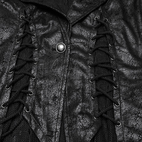 Goth Dark Alien Asymmetric Vest