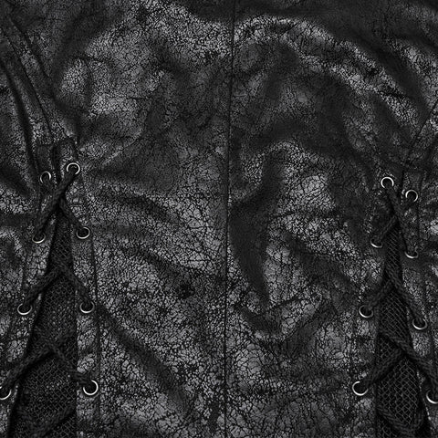 Goth Dark Alien Asymmetric Vest