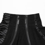 Punk ultra short motorcycle jacket