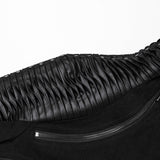Punk ultra short motorcycle jacket