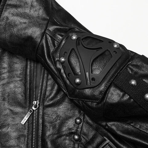 Cyberpunk stand up collar jacket