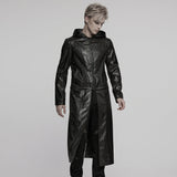 Detachable punk leather  jacket