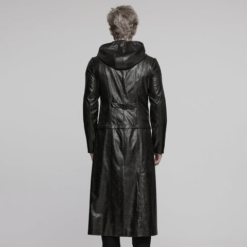 Detachable punk leather  jacket