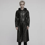 Detachable punk leather  jacket