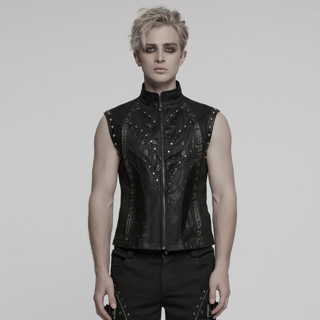 Punk handsome segmentation vest– PUNK RAVE UK