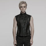 Punk handsome segmentation vest