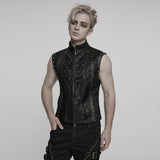 Punk handsome segmentation vest