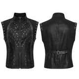 Punk handsome segmentation vest