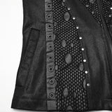 Punk handsome segmentation vest